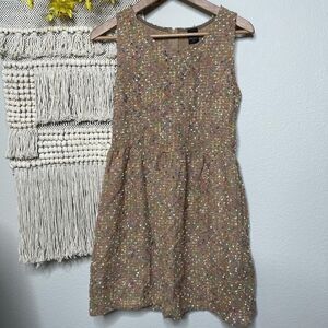 Innovation Tan Confetti Acrylic Dress